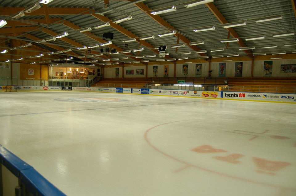 Hockeyplan i Modin & Zetterberg hallen