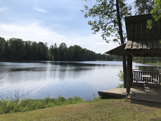 Fikabord Bråhultesjön