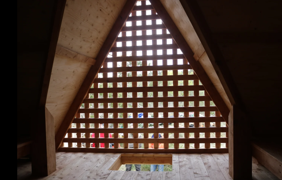 Vy inifrån vindskyddet