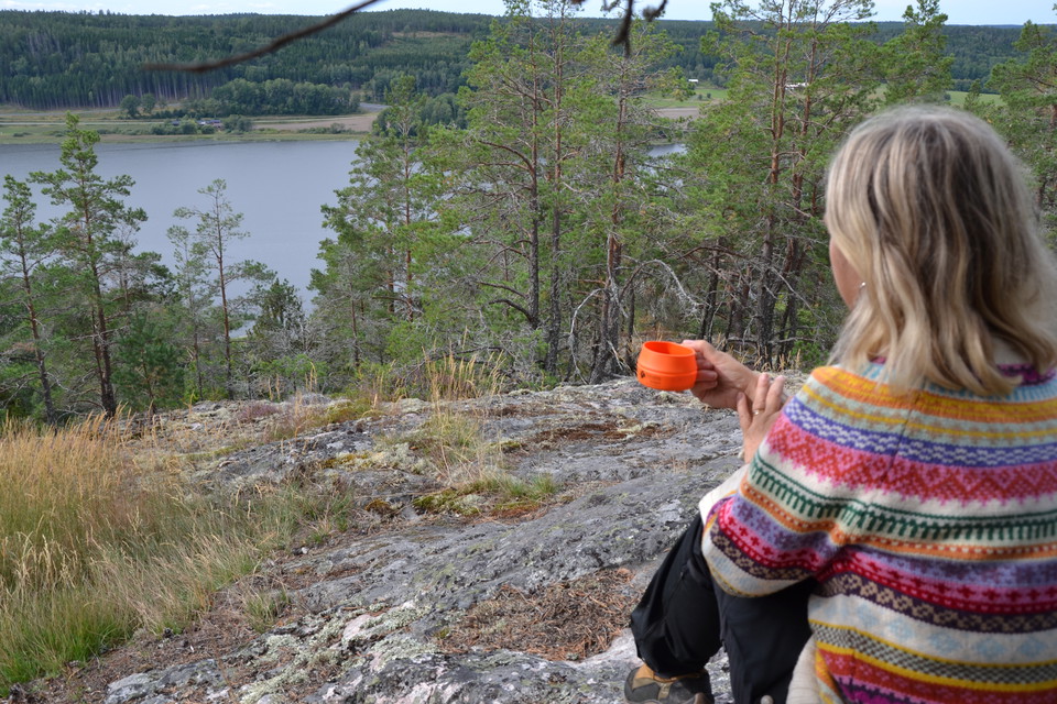 Utsikt över sjön Åkervristen.