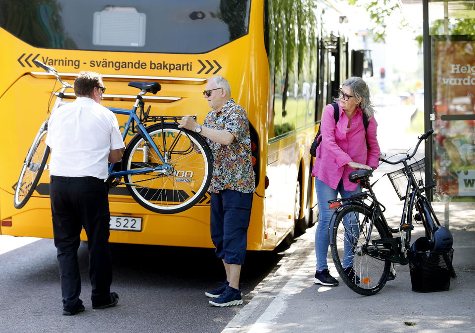 Foto: Linn Malmén på Värmlandstrafiks buss