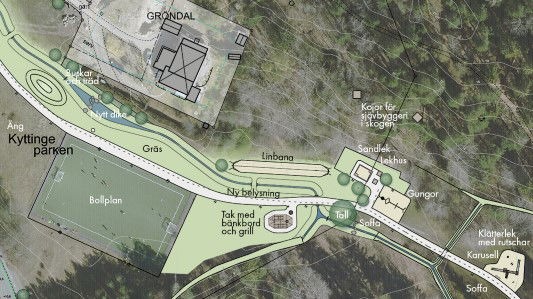 Planer för upprustning. Lidingö stad
