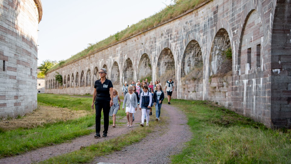 Guidad tur på Karlsborgs fästning
