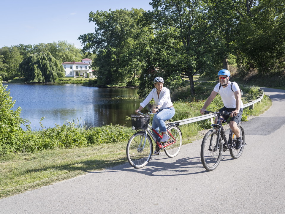 Cykla på destination Rönne å och Ringsjön