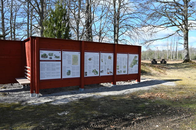 Informationsskyltar Linnés Råshult, Söderhagen och Utmarken