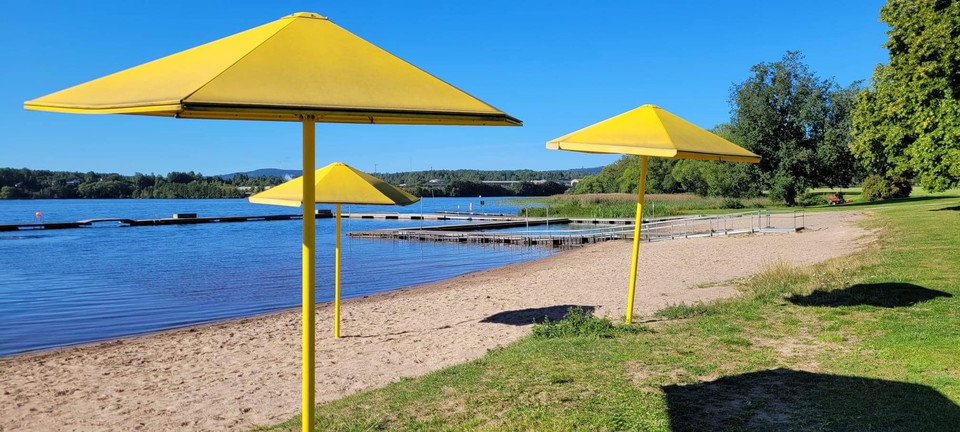 Vy över Prästabadet