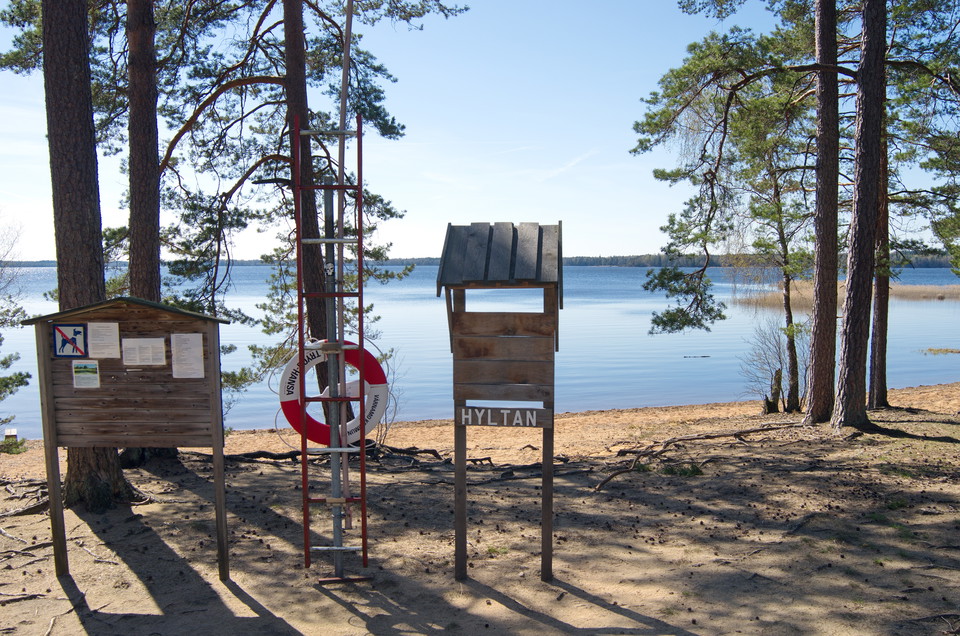 Hyltans badplats.