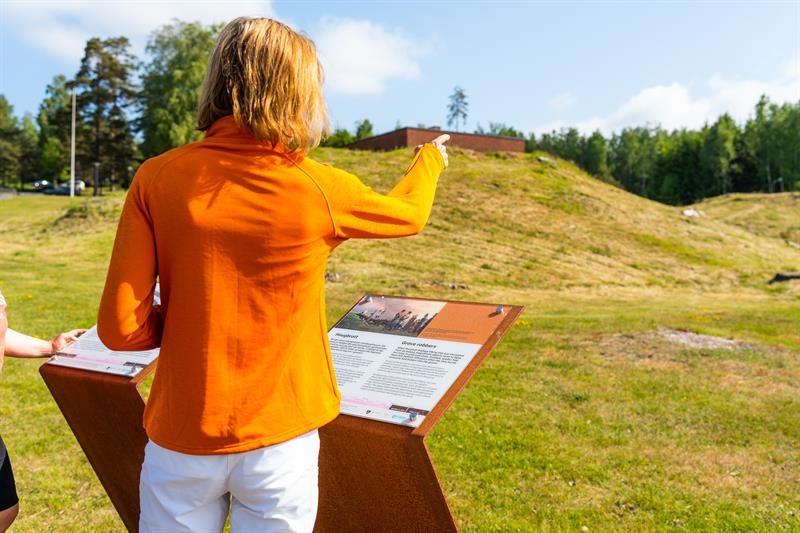 Burial ground at Monaryggen