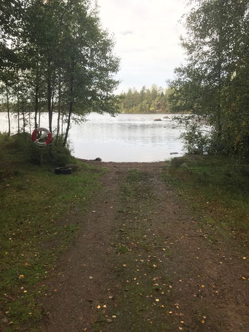 Örsjöns båtramp vid Brännhulta vik