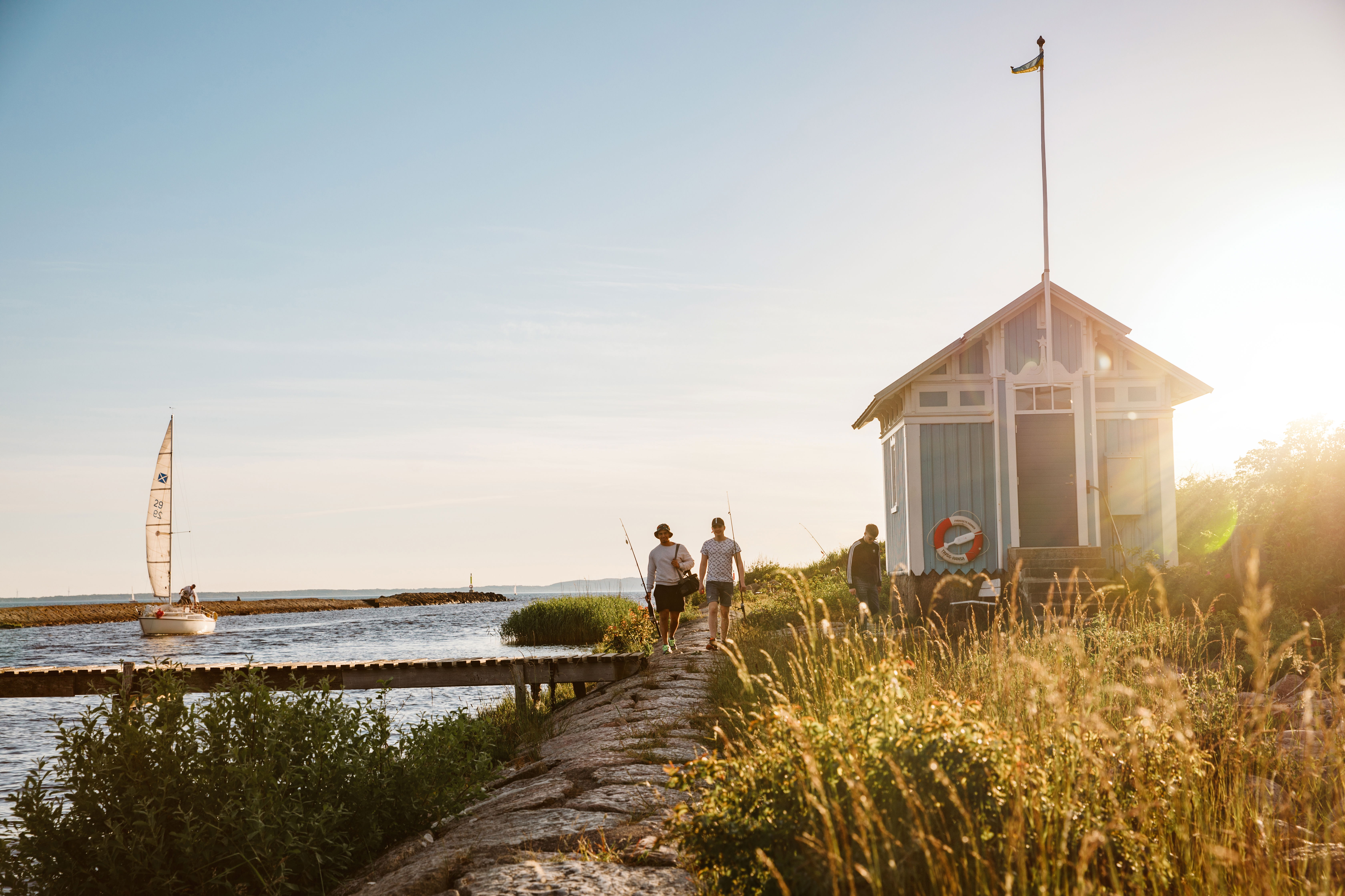 Skälderviken piren fiskeplats Ängelholm