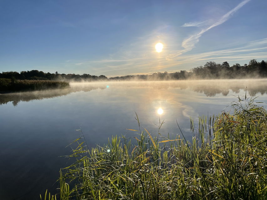 Vy över Mälaren från Sundängen