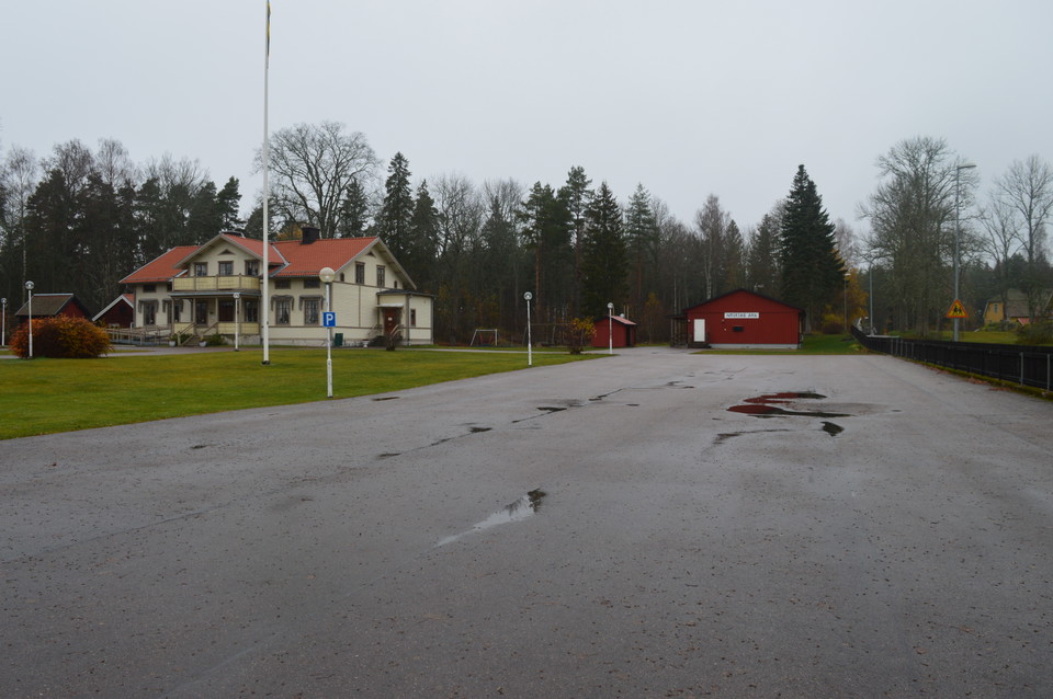 Parkering vid Nora Kyrka