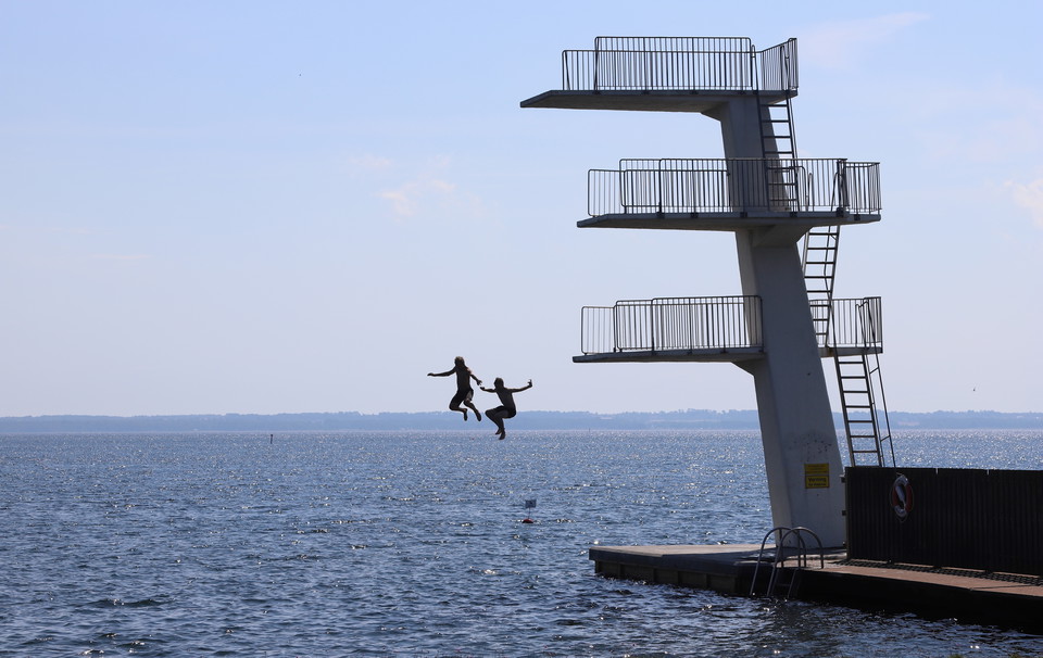 Hopptorn - Långvikens badplats