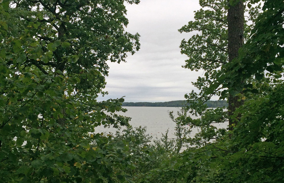 Glänta ut mot Mälaren.