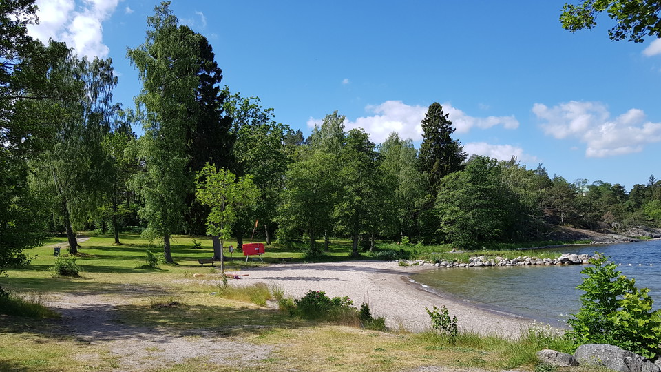 Södergarnsbadet. Foto Lidingö stad