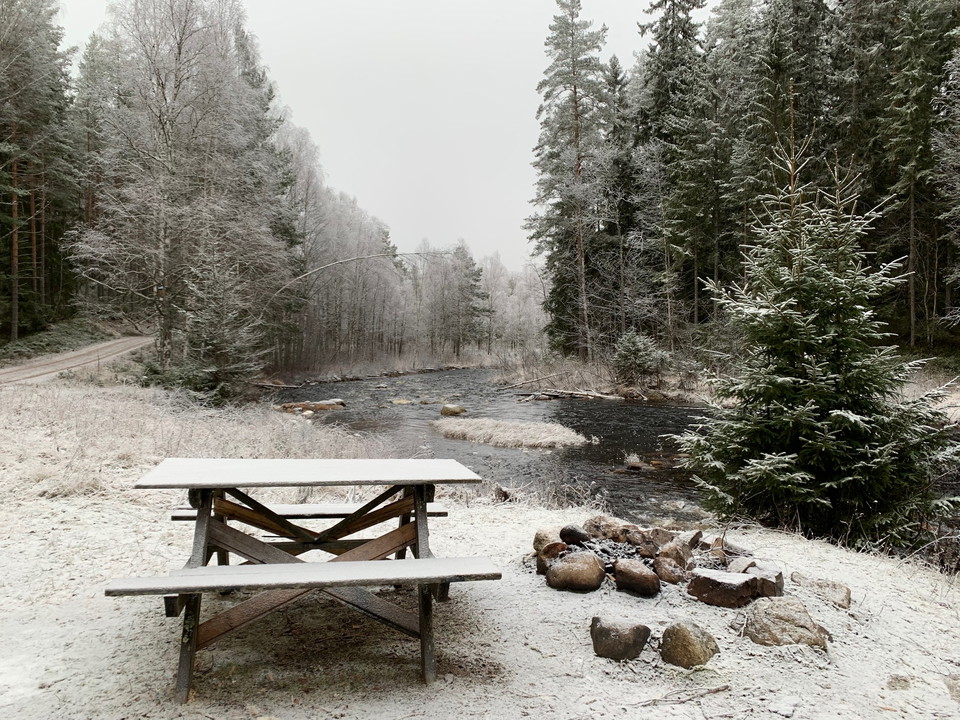 Lumsenkojan rastplats Skräddartorpsån