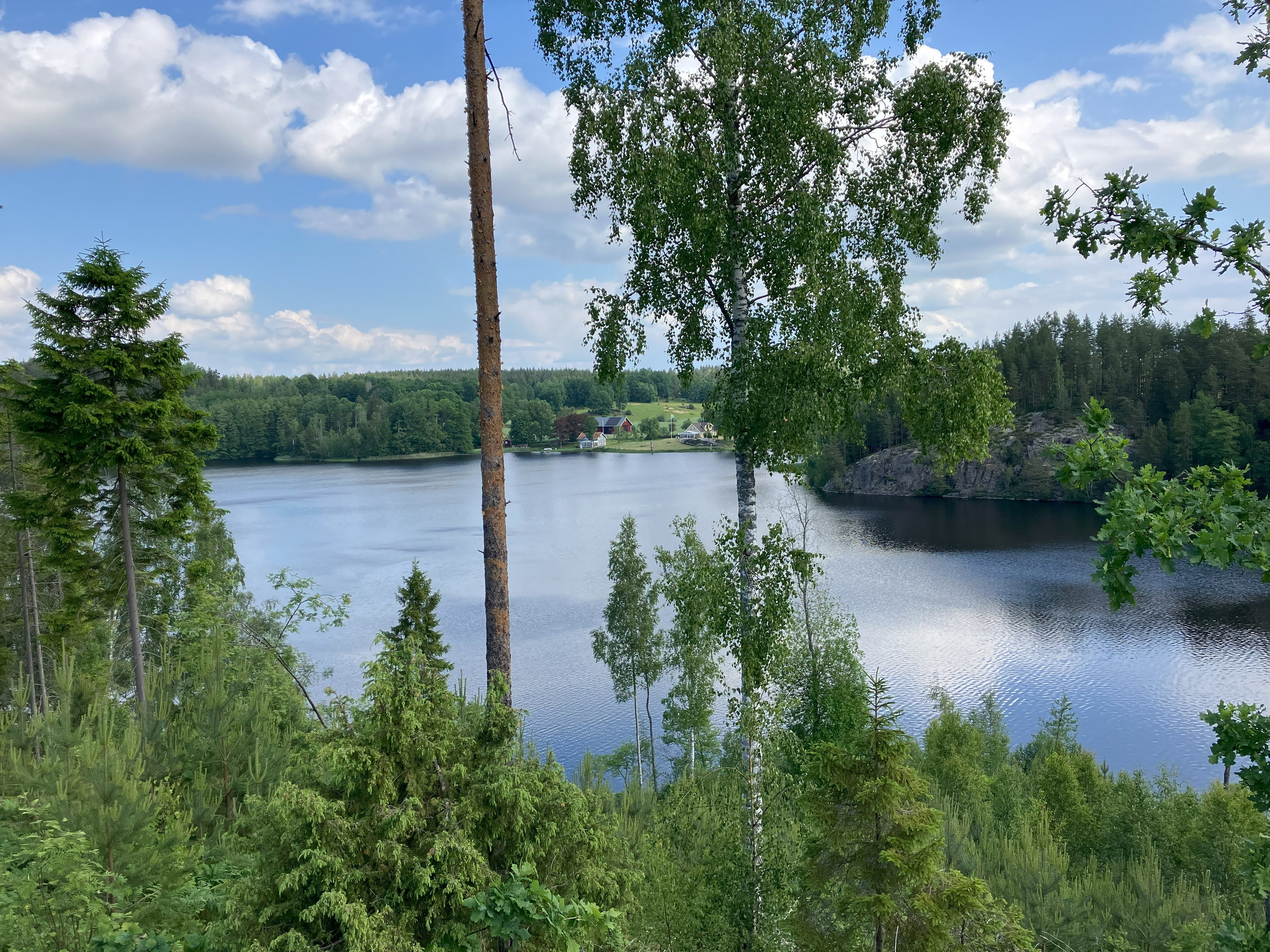 Utsikt över Fallingebergssjön