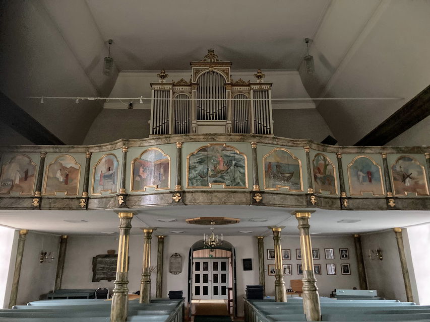 Interiör från Lillhärdal kyrka