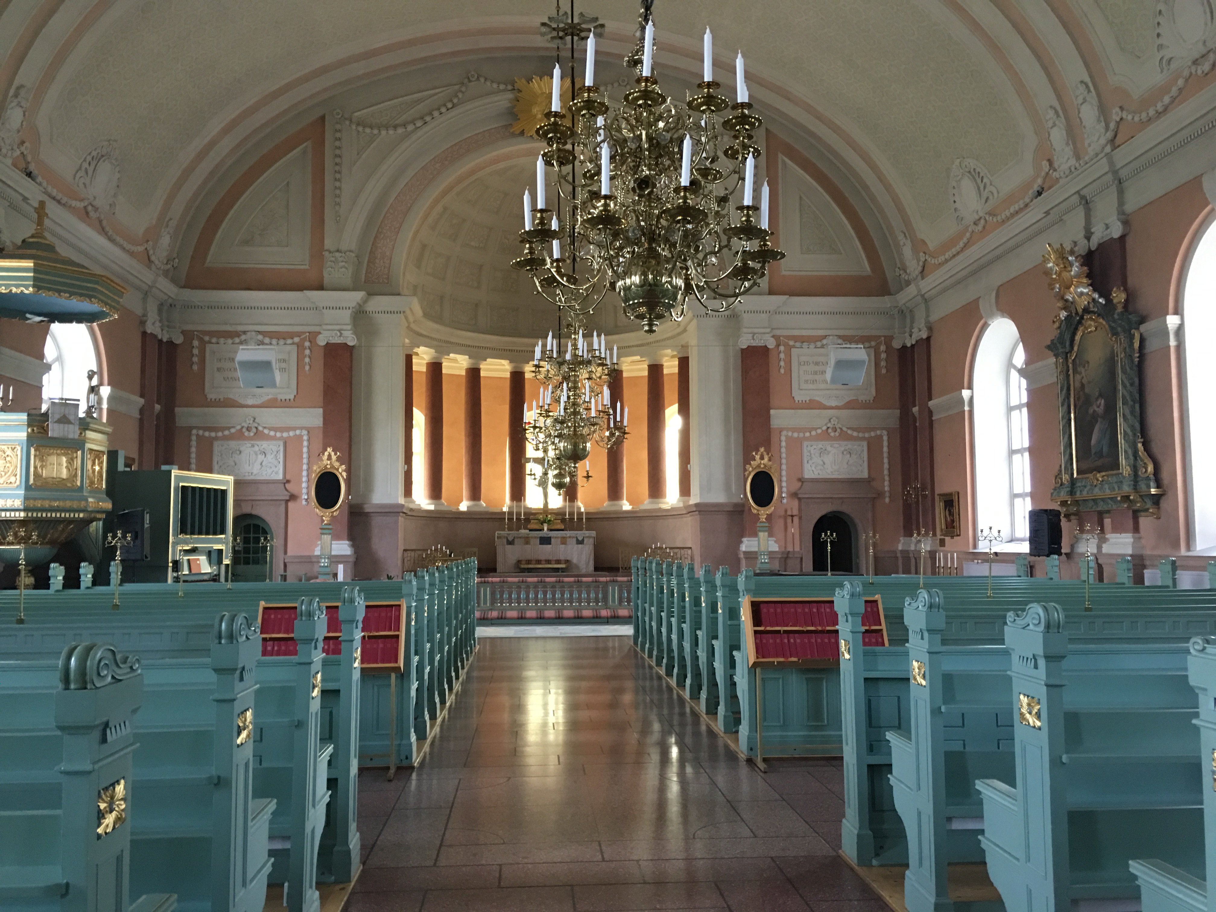 Interiör från Älvdalens kyrka