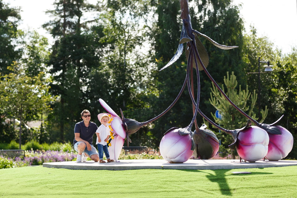 Konstverket "Det lilla är det stora" av Niklas Mulari. Foto: Hanna Maxstad.