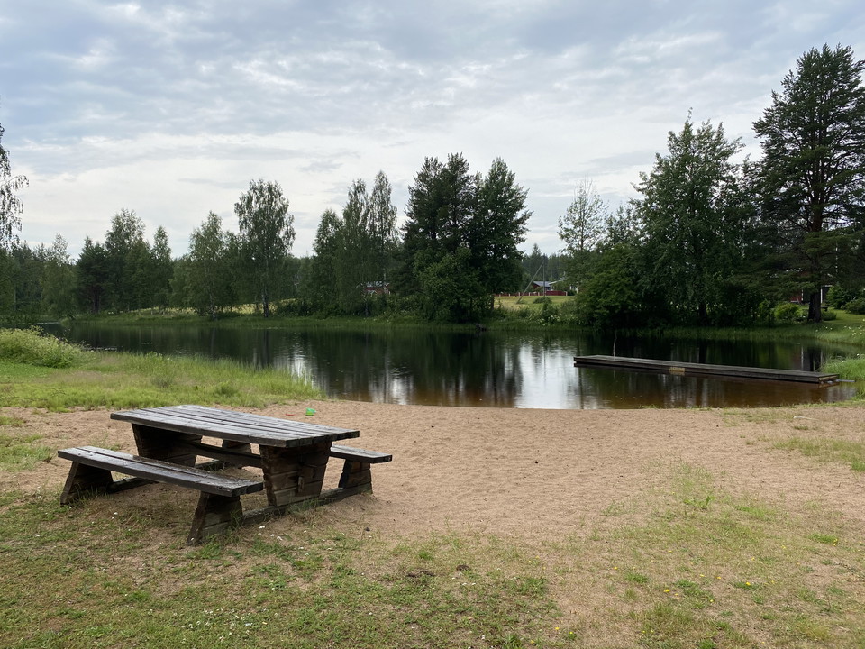 The swimming spot in Gyljen