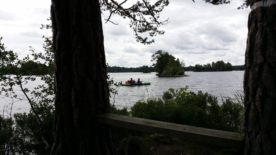 Helgasjön från naturreservat Dragsåsen