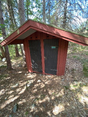 Toalett och sopbod Sandskär, Järflotta