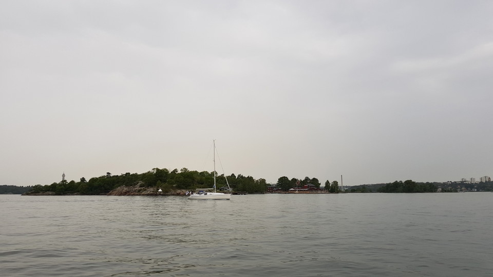 Fjäderholmarna söder ifrån. Foto Lidingö stad