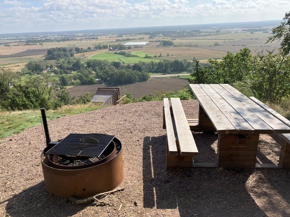 Grillplats vid Stora Klint.