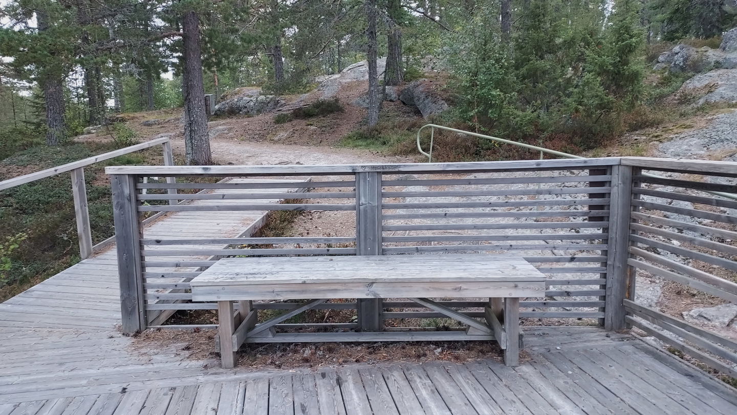 Tillgänglig utsiktsplats på Öjeberget