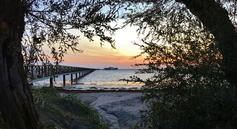 Badplatsen Långa bryggan.
