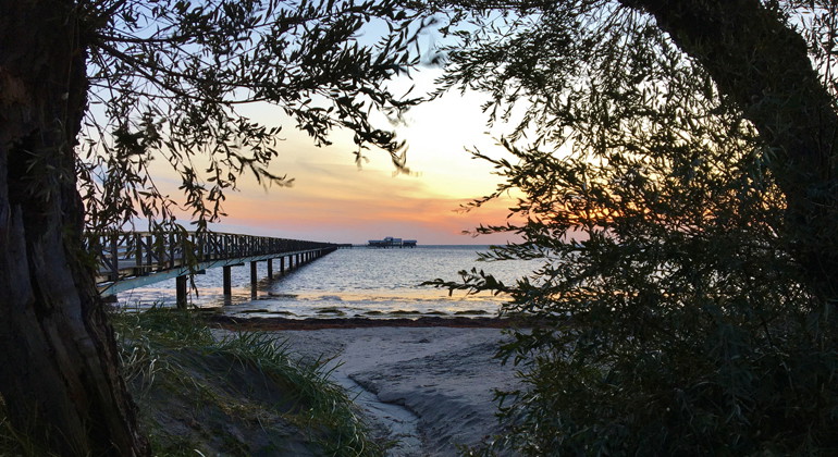 Badplatsen Långa bryggan.