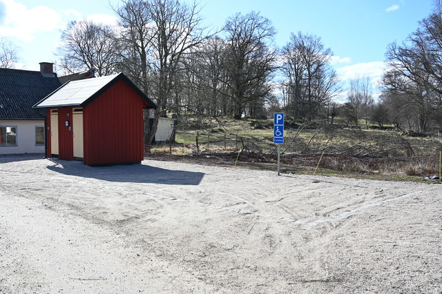 Parkering för rörelsehindrade i Linnés Råshult