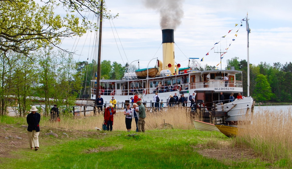 Jubileumstur med ångbåt till Ängsö.