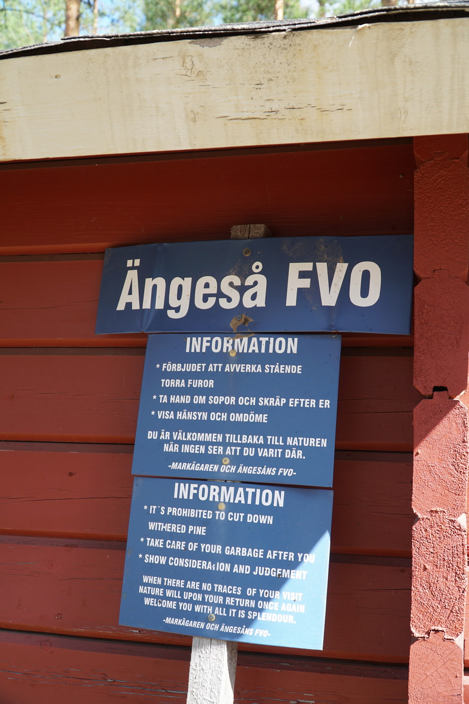 Fishing rules by Ängeså FVO