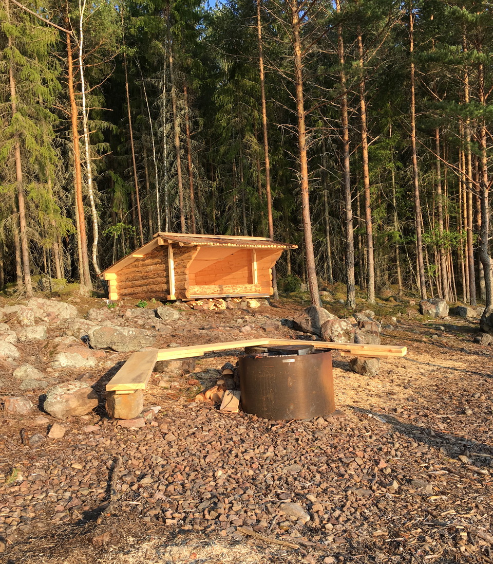 Rastplatsen i kvällssol