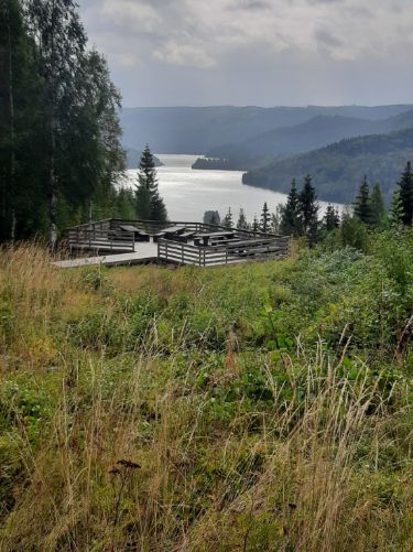 Utsikt vid Boda rastplats