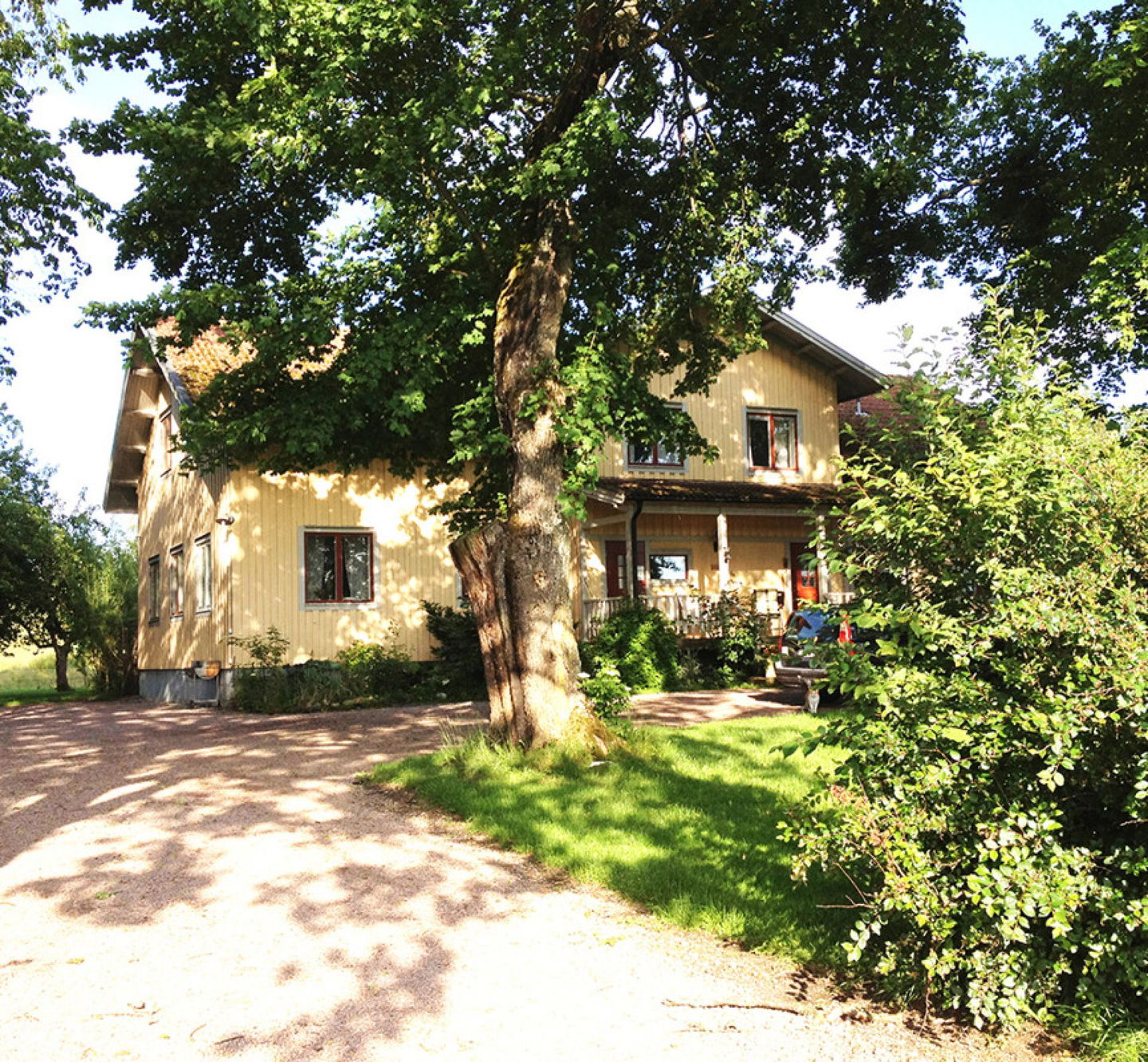 Exteriören på Karaby Gård i Kristinehamn