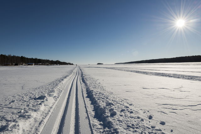Skidspår Hacksta friluftsområde