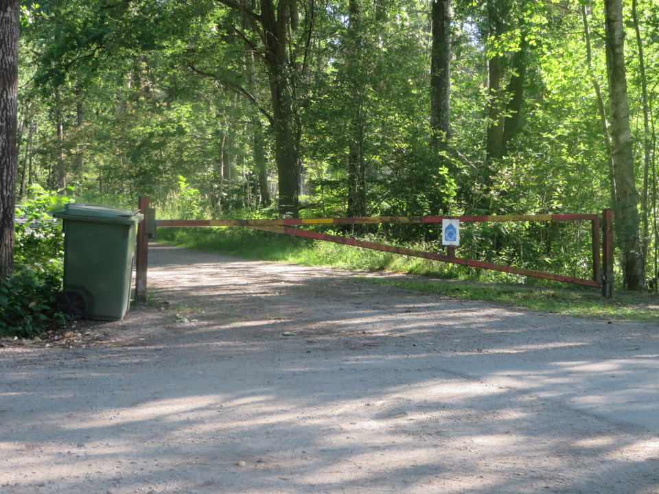 Bommen vid campingplatsen