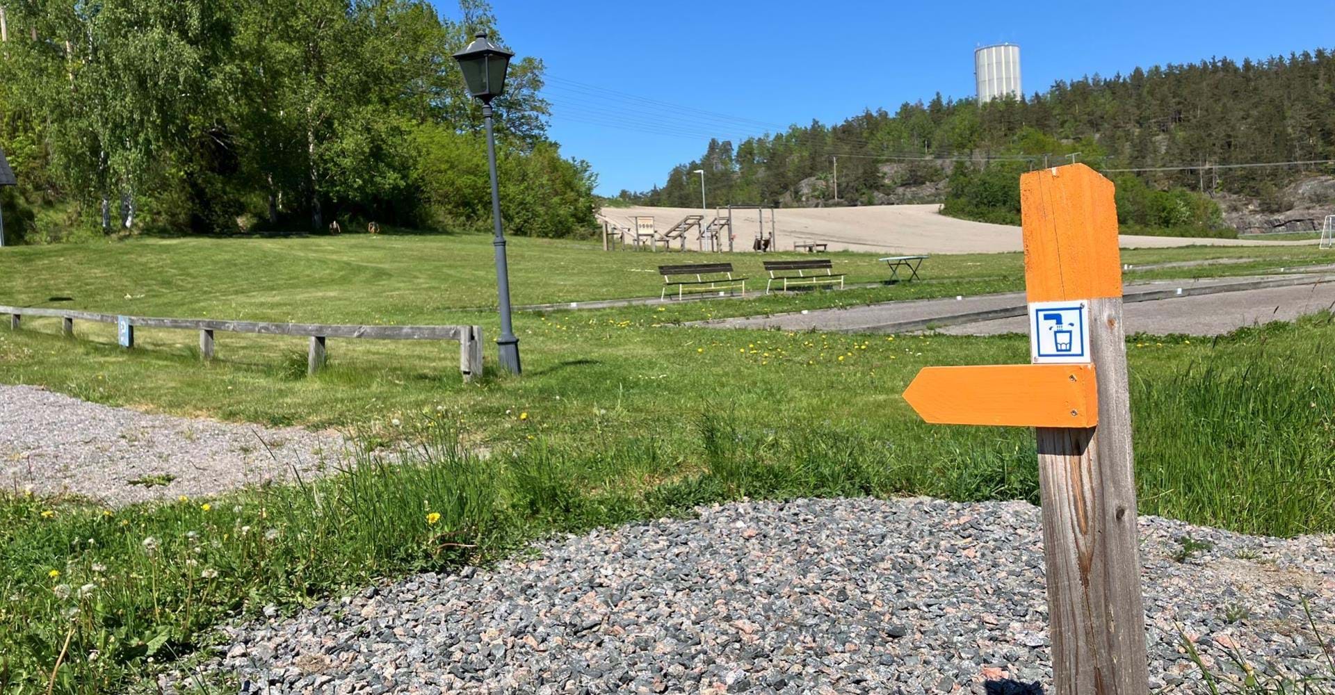 Banvallsstugan, dricksvatten