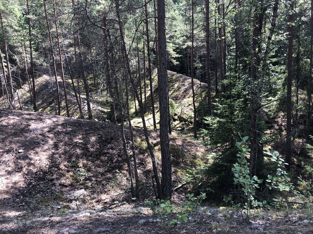Kulturminne - Handgrävd grusgrop, Bonavik