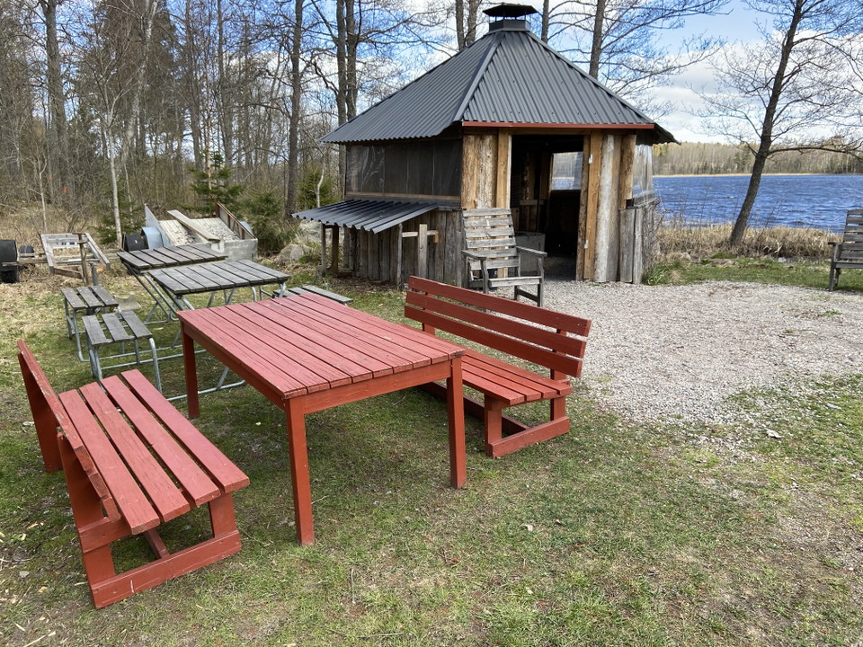 Grillplats, grillkåta vid Tjurlången