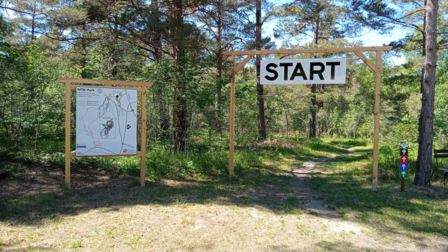 Blå bana, 1,3 km