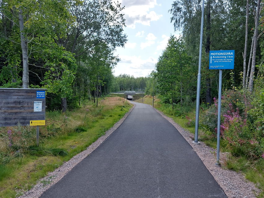 Stickspår från Liljevägen i Öjaby