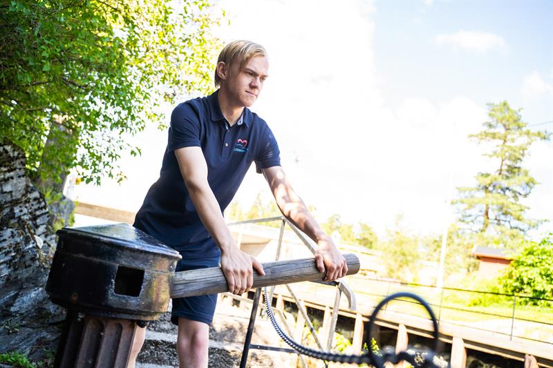 Minikanaltur med DS Hans - slusing gjennom Ørje sluser