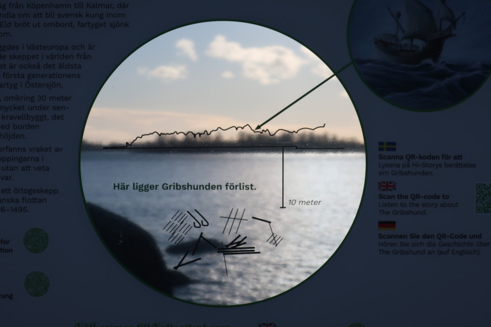 Gribshundens förlisningsplats 