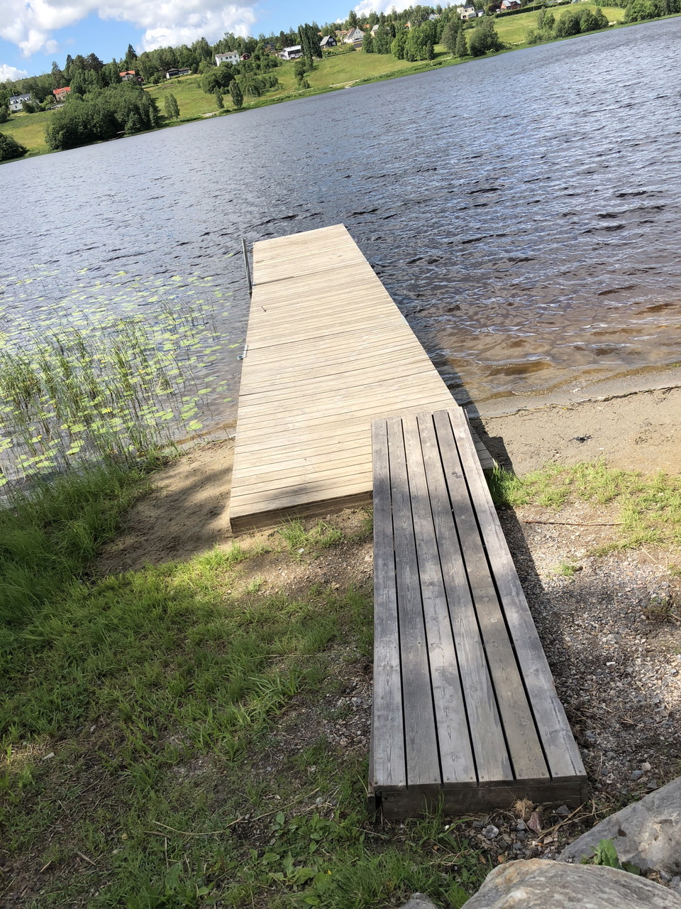 Brygga vid pumphuset