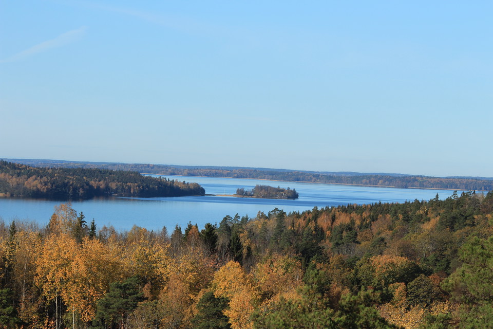 Vy över fjärden från Korpberget