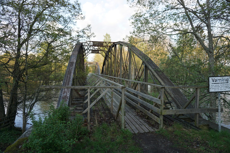 Gysingebroarna i solnedgång